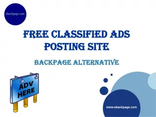 Backpage Alternative - slide 1