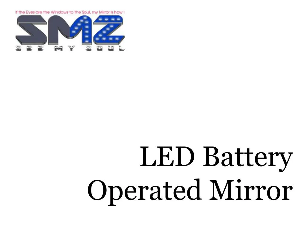 led battery operated mirror