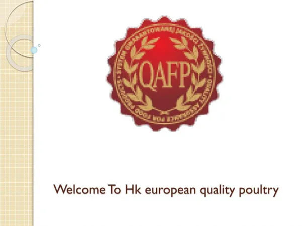 hk european quality poultry