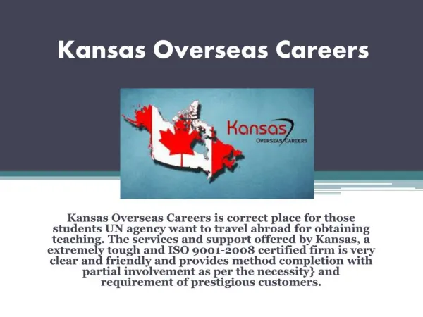 @Kansas Overseas Careers Reviews@ is an expert business enterprise
