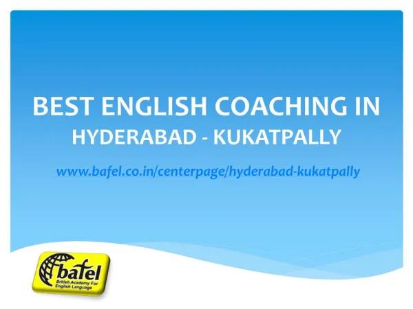 English Coaching Hyderabad Kukatpally