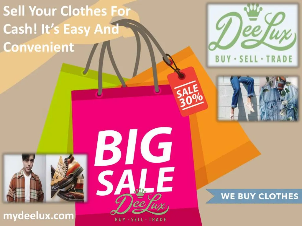 sell your clothes for cash it s easy