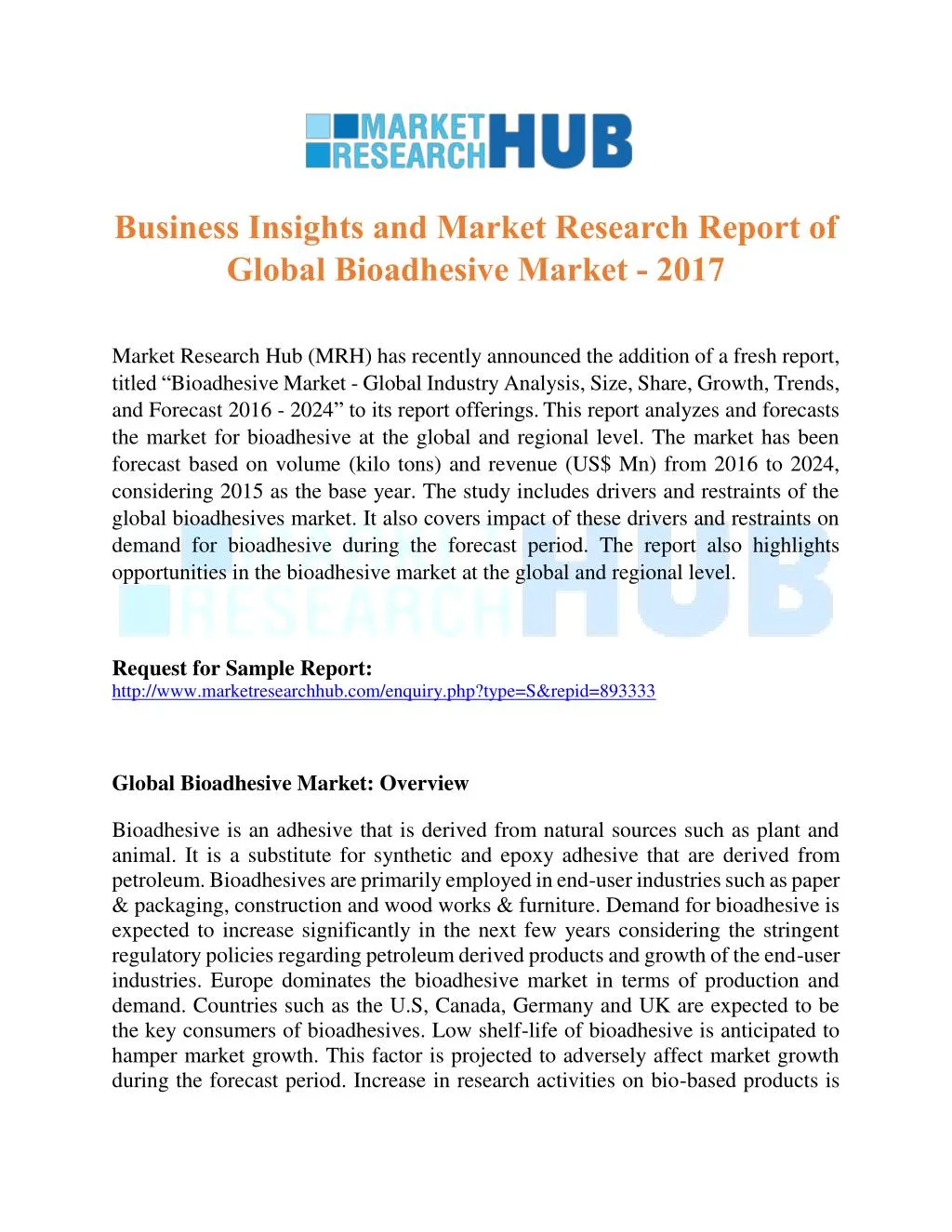business insights and market research report