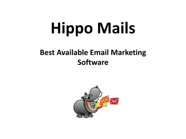 Best Available Email Marketing Software