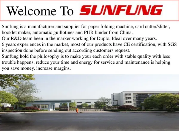 Welcome to Sunfung