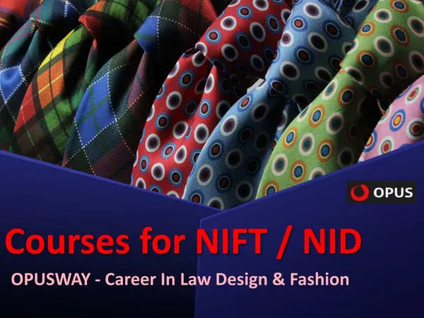 Nift Course By Opusway