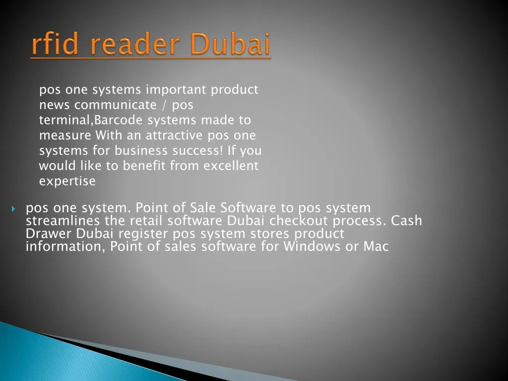 rfid reader dubai