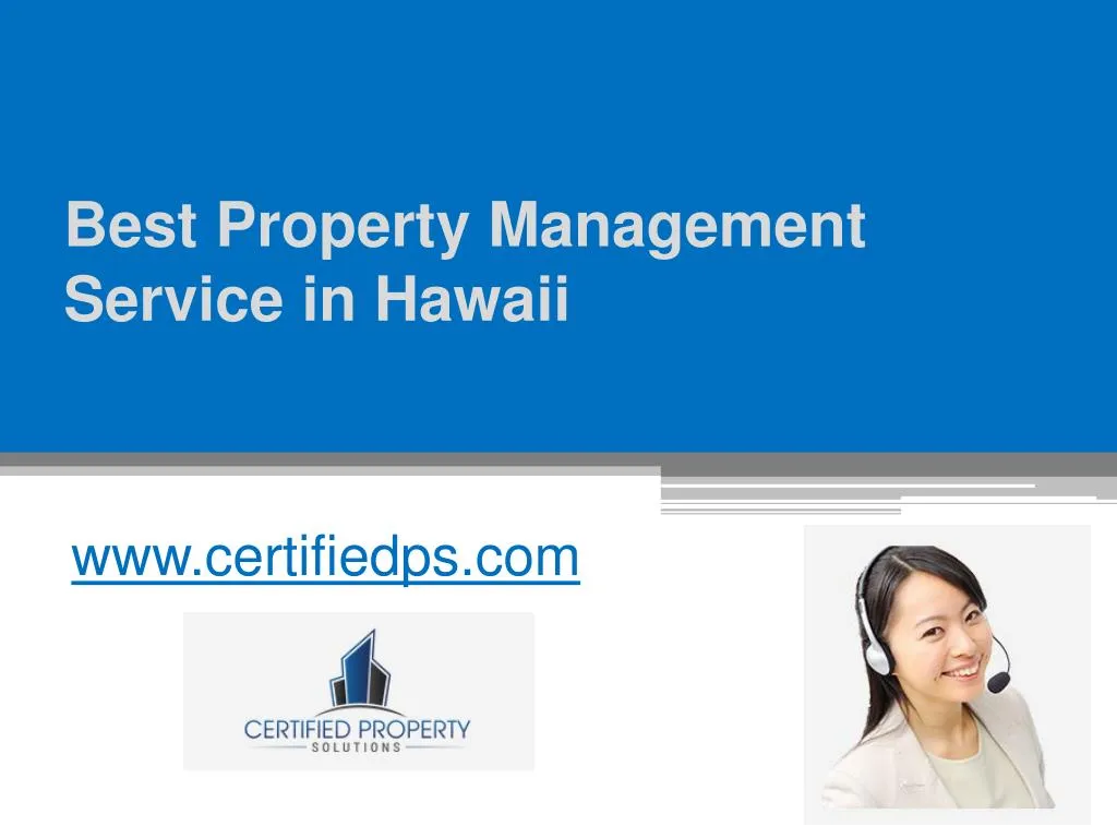 best property management service in hawaii