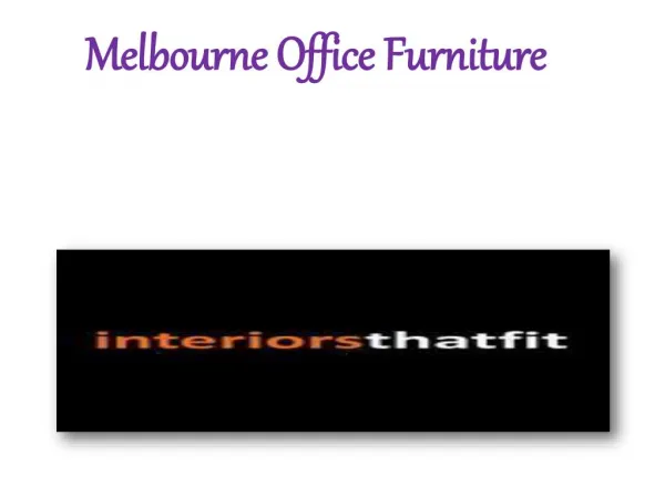 Melbourne Office Furniture
