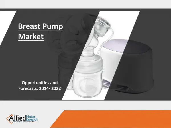 Breast Pumps Market is Expected to Reach $829 Million by 2022