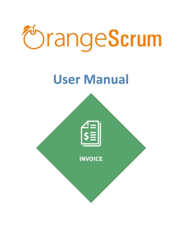 Orangescrum Invoice Add on User Manual
