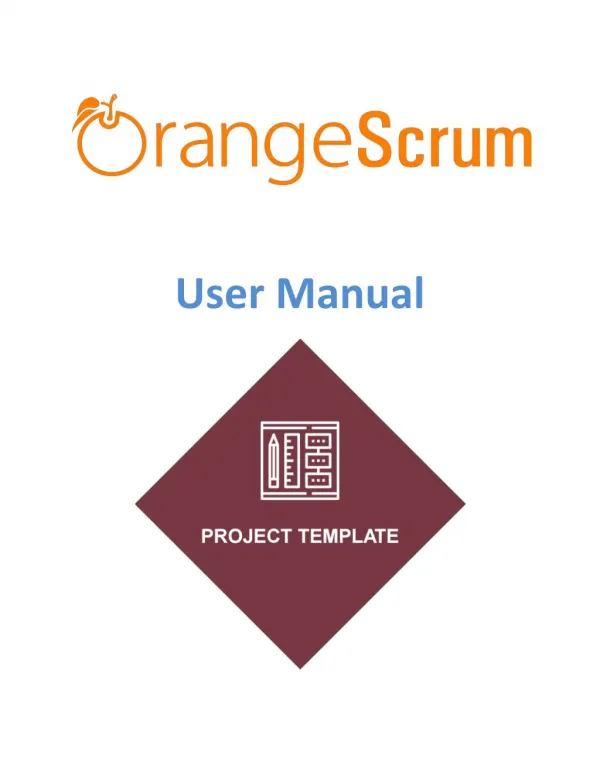 Orangescrum Project Template Add on User Manual