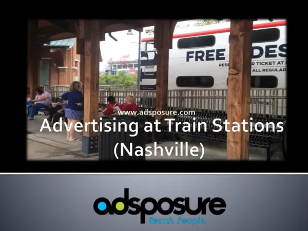 Advertising at Train Stations - Adsposure