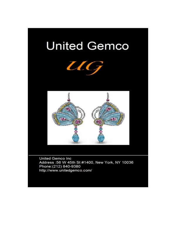 Latest Topaz Earrings at United Gemco