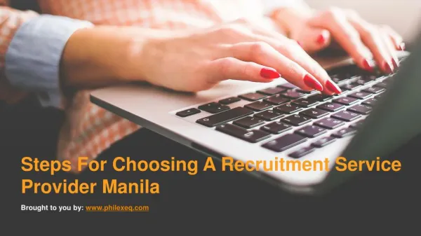 Steps For Choosing A Recruitment Service Provider Manila