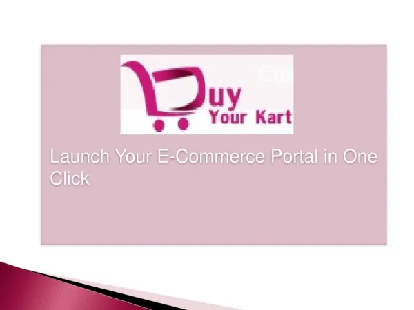 MultiChannel eCommerce Platform -Launch Your online Shop