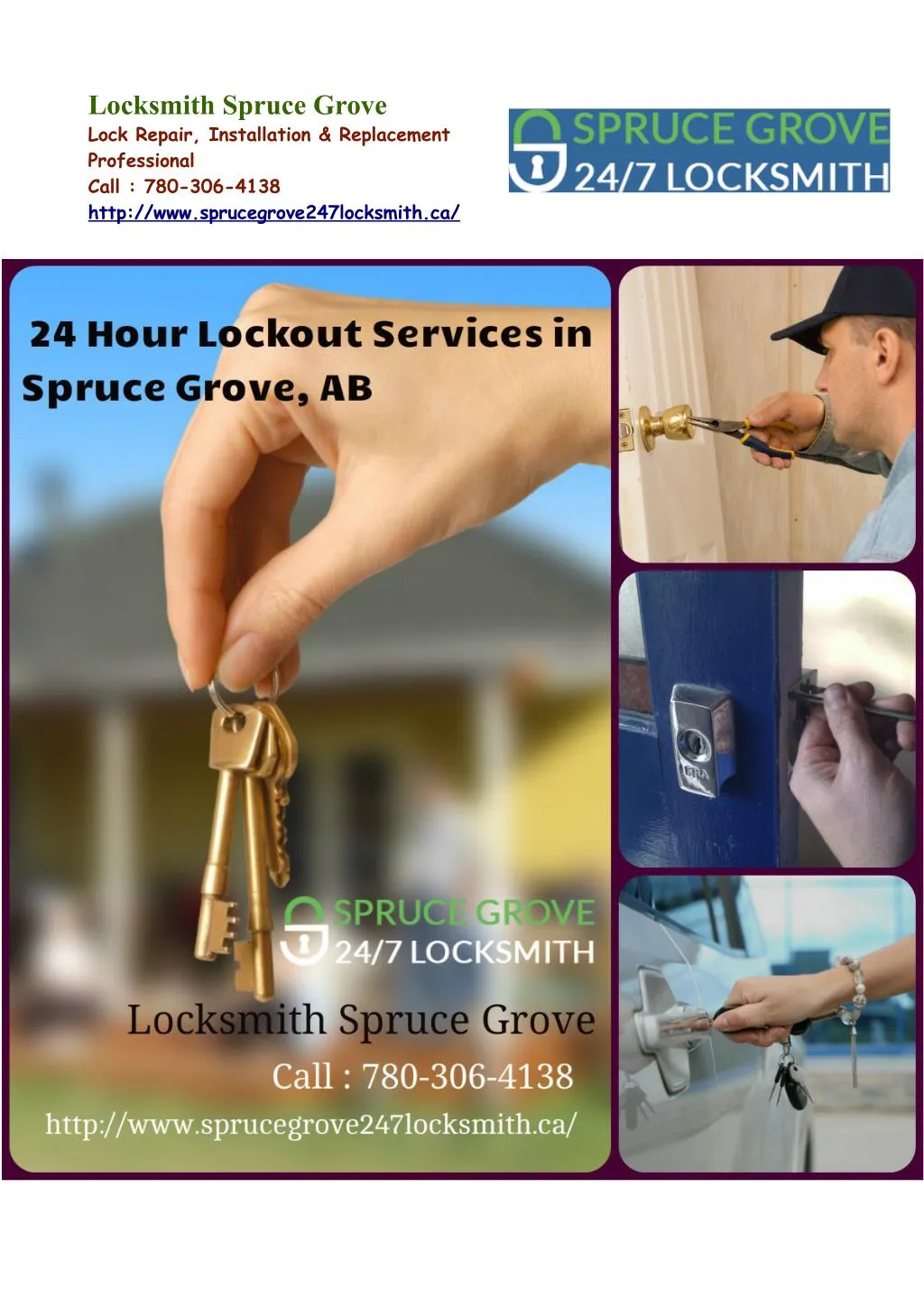 locksmith spruce grove lock repair installation