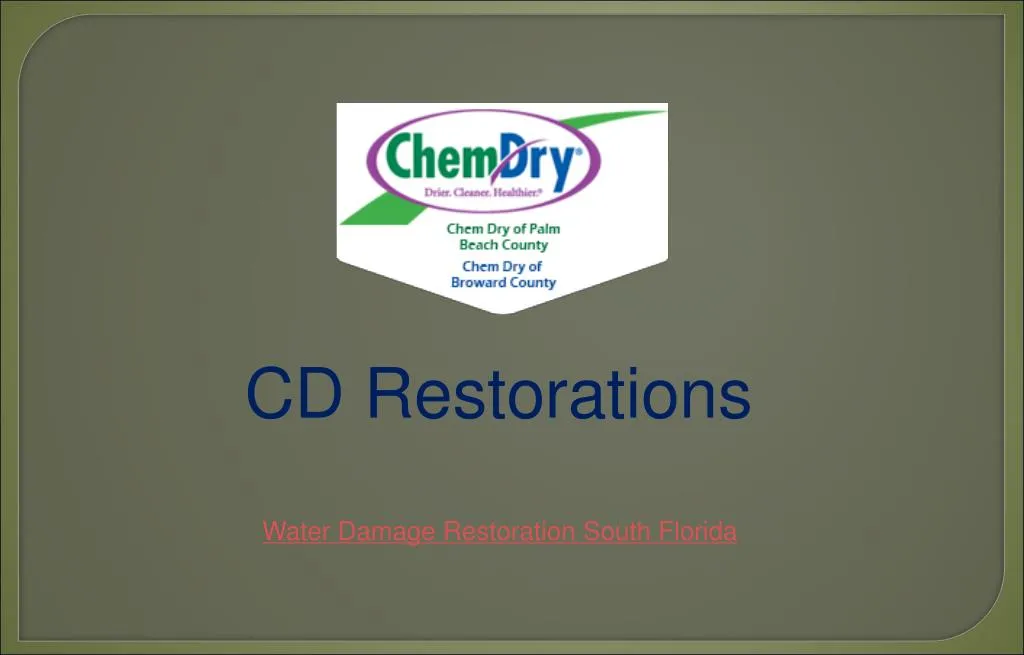 cd restorations