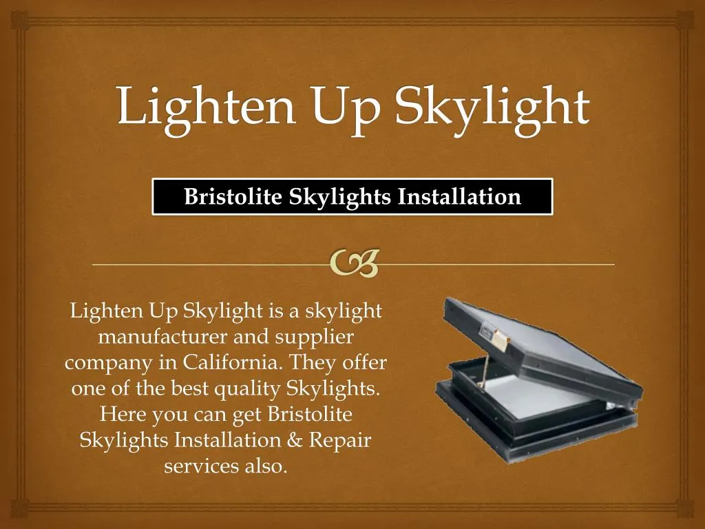 lighten up skylight