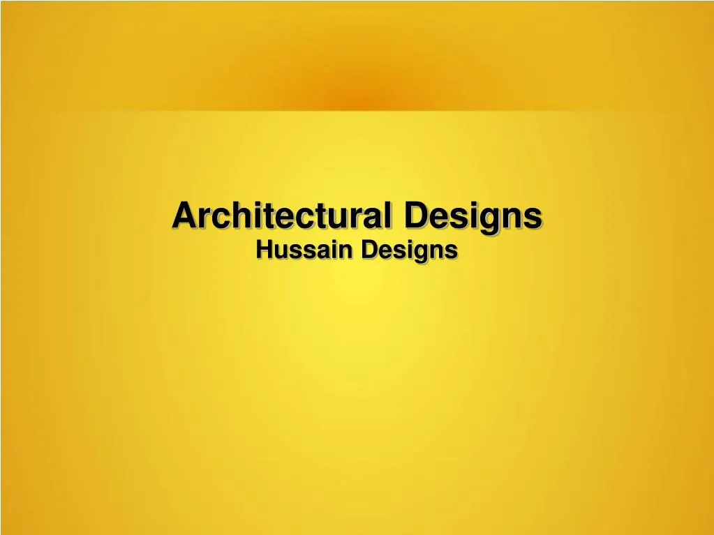 architectural designs hussain designs