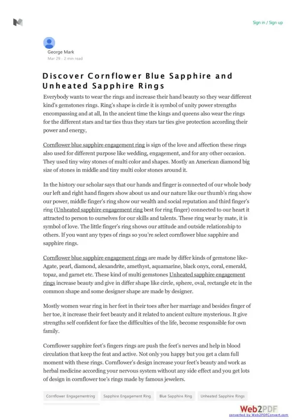 Discover Cornflower Blue Sapphire Engagement Rings