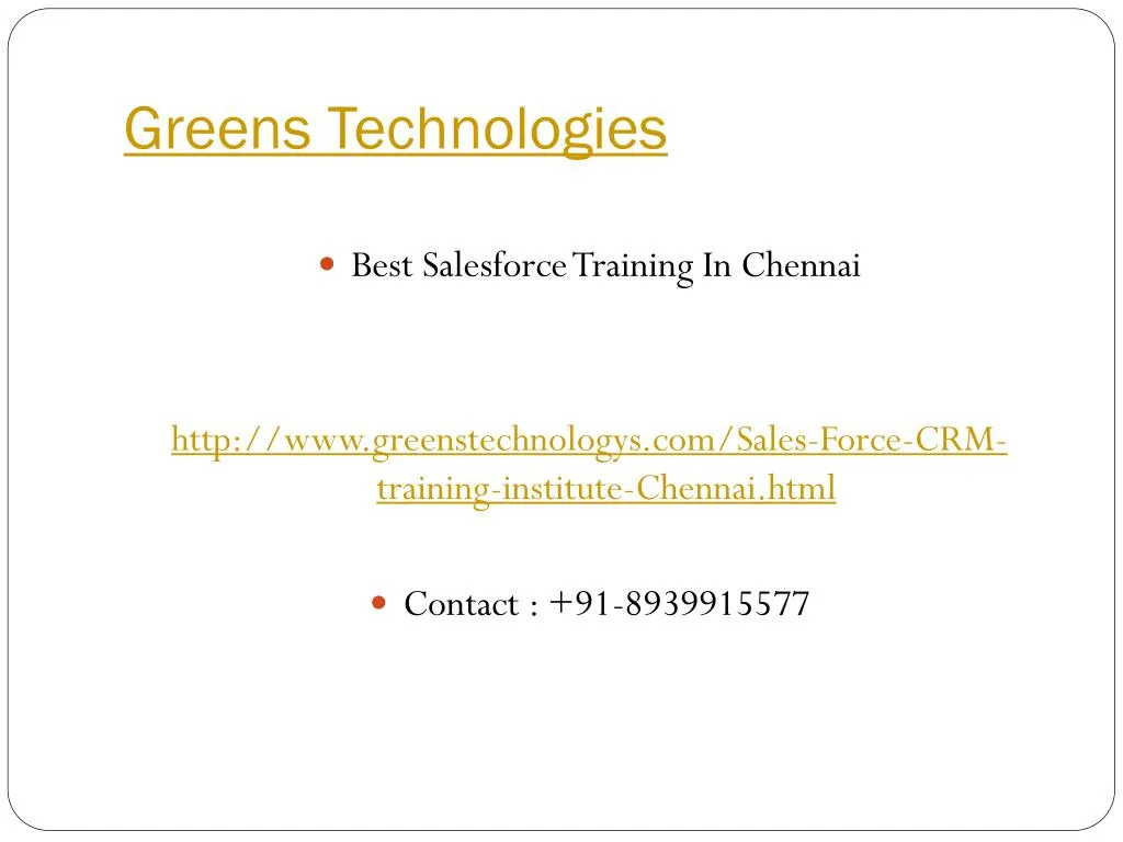 greens technologies
