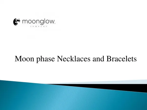 Moonphase Necklaces and Bracelets