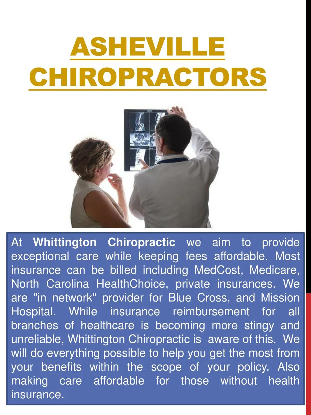 asheville chiropractors