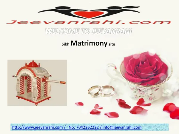 No1 #Sikh matrimony sites 100% free in india