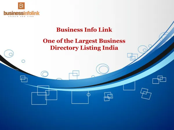 Business Info Link: One of the Largest Business Directory Listing India