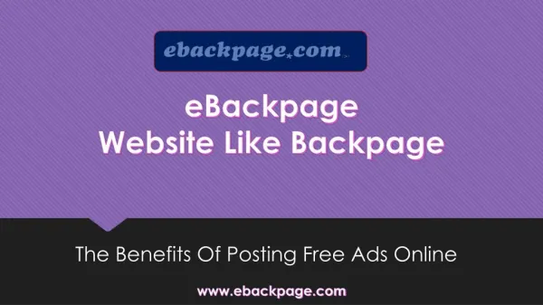 Website Like Backpage