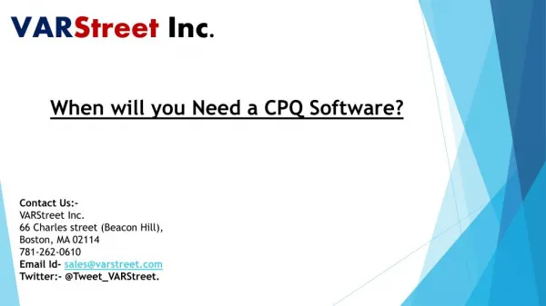 When will you Need a CPQ Software?