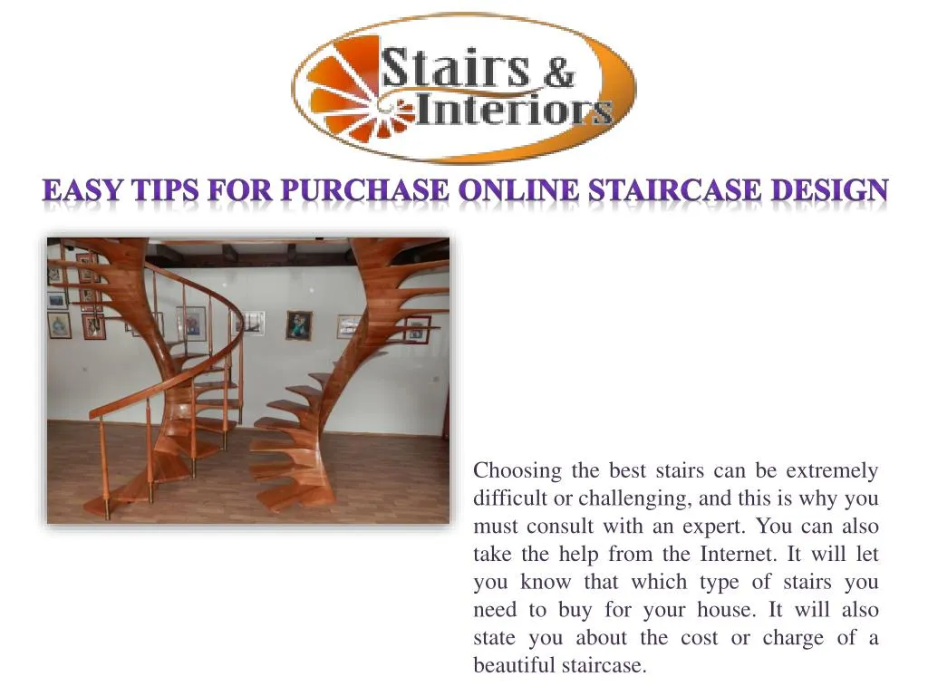 easy tips for purchase online staircase design