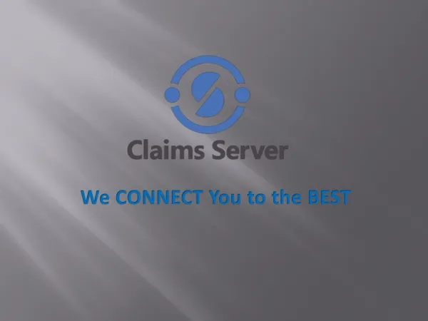 Welcome to Claims Server. The only place for Claims information