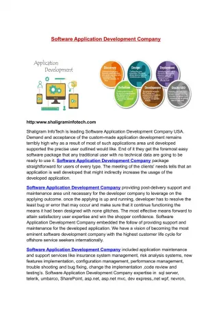 Software Application Development Company | Software Application Development Company USA | Software Application Developme - slide 1