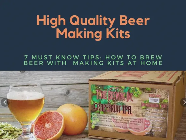 7 Must Know Tips How to Brew Beer With Making Kits at Home