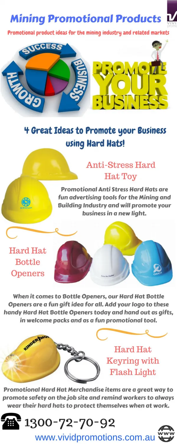 Look Infographic of Mining Promotional Products