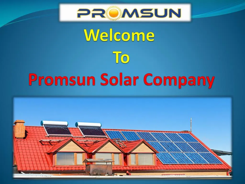 welcome to promsun solar company