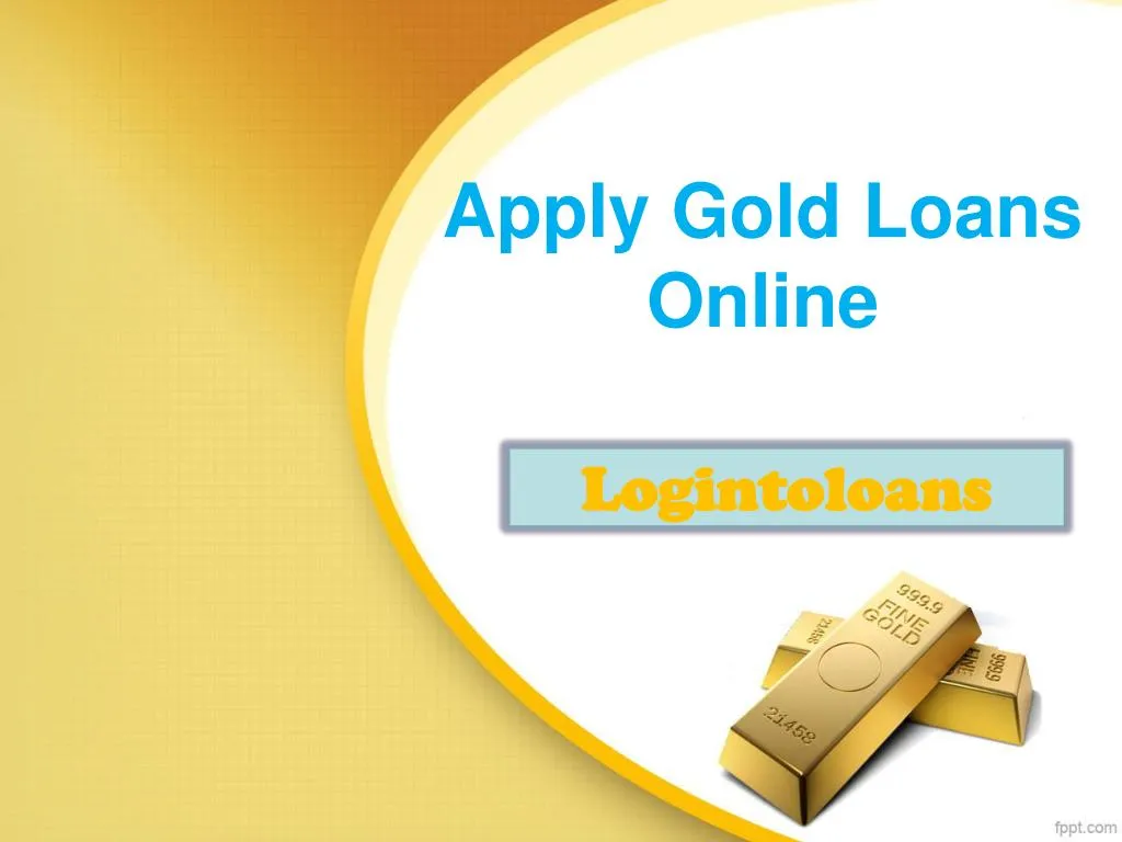 apply gold loans online
