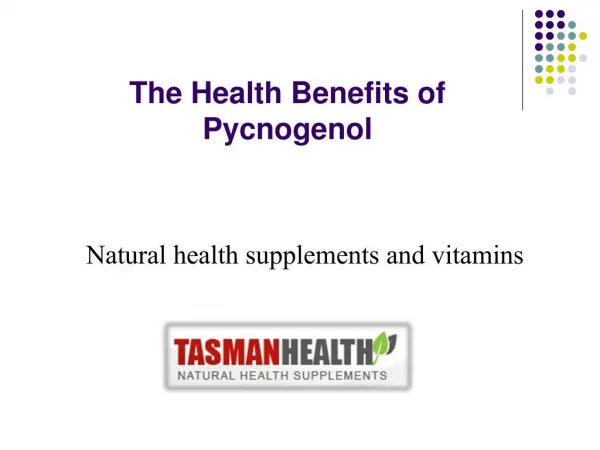 tasmanhealth.co.nz | Nature's Way Pycnogenol 50mg
