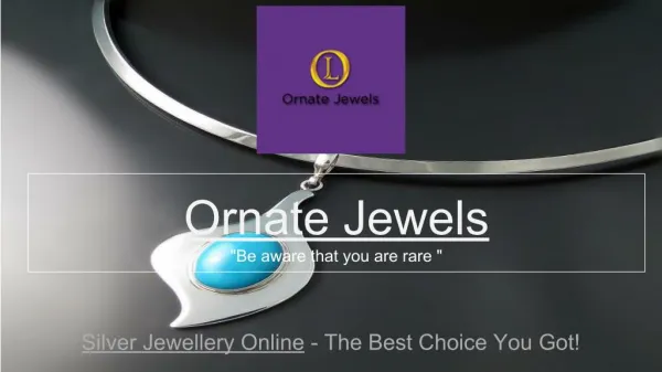 Silver Jewellery - Buy Silver Jewelery Online in India