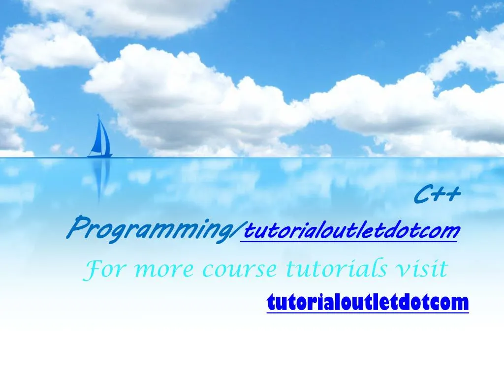 c programming tutorialoutletdotcom