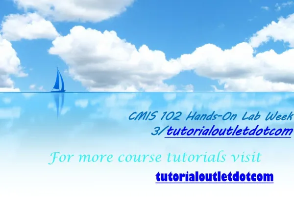 CMIS 102 Hands-On Lab Week 3/tutorialoutletdotcom