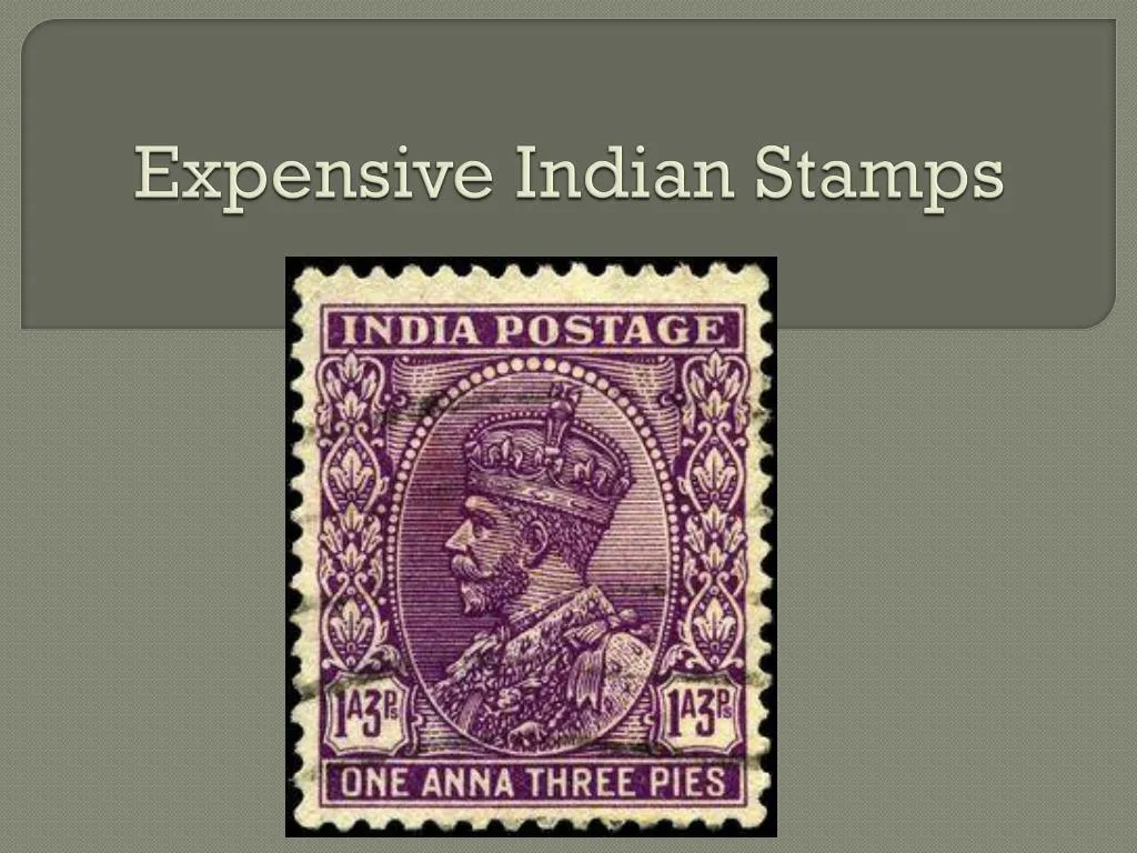 expensive indian stamps