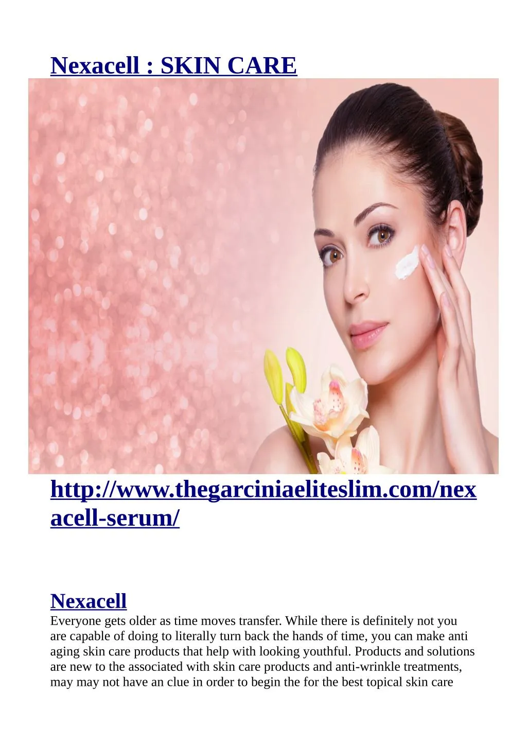 nexacell skin care