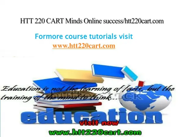 HTT 220 CART Minds Online success/htt220cart.com