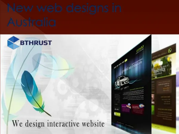 New web designs in Australia