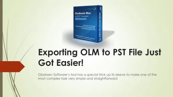 Exporting olm emails to outlook pst format