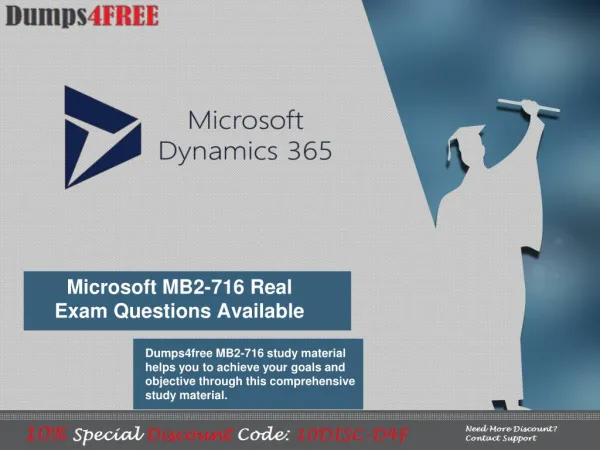 Microsoft MB2-716 Dumps - Tips to Pass MB2-716 Exam in 1st Attempt