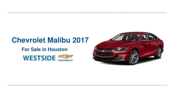 2017 Chevrolet Malibu for Sale in Houston